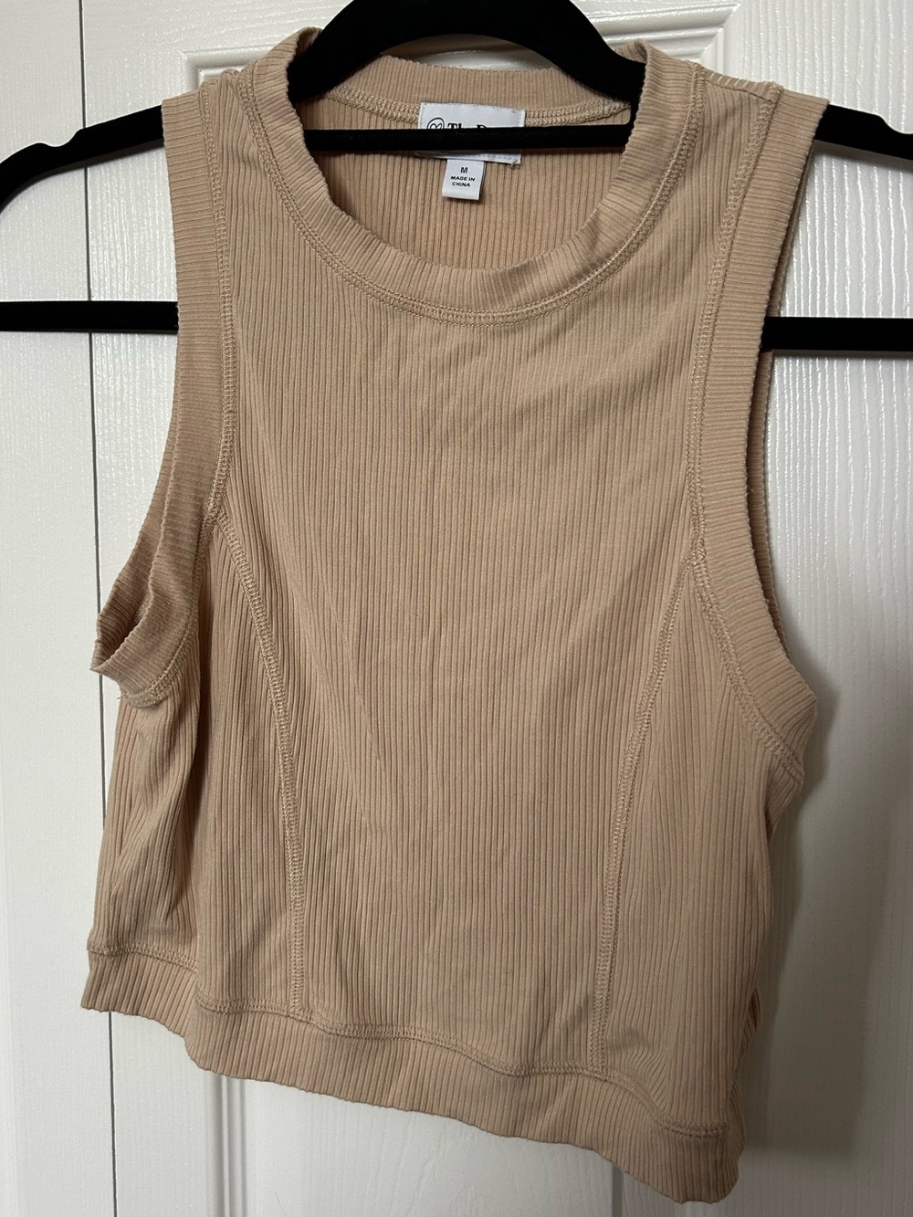 The Drop Tan Athletic Crop Top